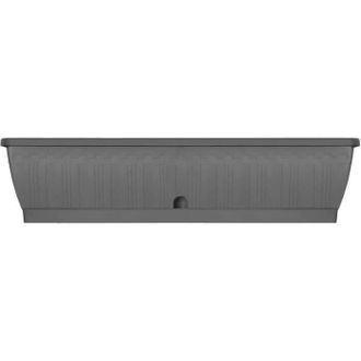 OEM Jardini&egrave;re - Garden Id Terraflor - Antracita 80 Cm - Solidez - Reserva De Agua - Reciclado Y 100% Reciclable - Volumen Para Plantas