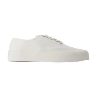 Maison Kitsun&eacute; Maison Kitsune Cotton Lace-Up Sneaker - White