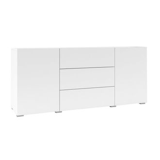 Petits Meubles Buf&eacute; 2 puertas 3 cajones paneles hdf blanco