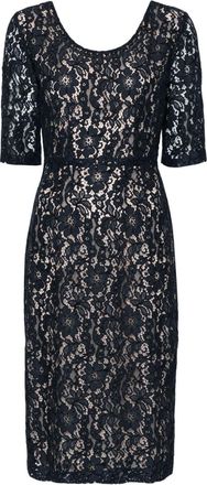 Blanca Vita Alnus lace midi dress - women - Viscose/Cotton/Nylon - 40 - Blue