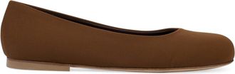 Marni Brown Ballet Flat Shoes