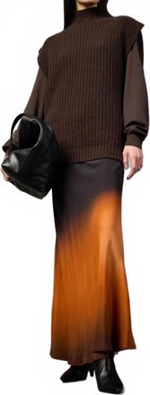 Liviana Conti The Devon Knit Vest In Brown