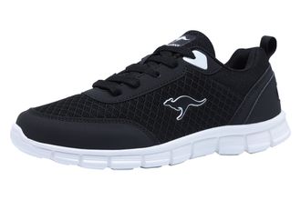 Kangaroos Sneaker KANGAROOS K-RF BETHY, Damen, Gr. 36, schwarz-weiss (jet schwarz, wei&szlig;), Synthetik, Textil, Schuhe Sneaker, Atmungsaktiv
