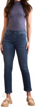 Tribal Sophia Pull On Slim Fit Jeans In Faded Blue