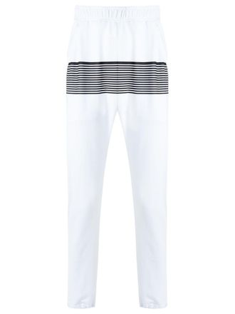 Amir Slama striped track trousers - Bianco