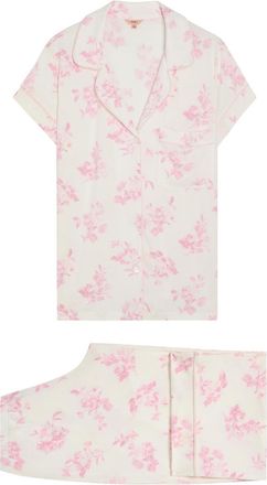 Eberjey Gisele Floral-print Jersey Pyjama set - Pink - S (UK8-10 / S)