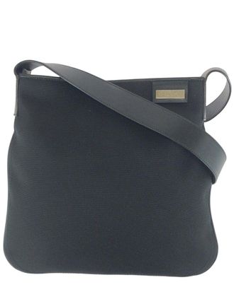 Gucci Black Canvas & Leather Pochette (Authentic Pre-Loved)