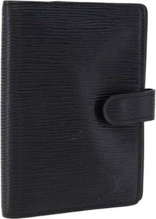 Louis Vuitton Pre-owned Day Planner Cover - Dames - Vintage Accessoires - Zwart - ONE Size - Leer - Vintage