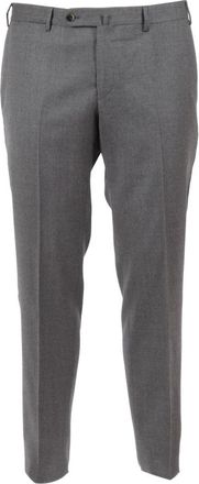 PT01 Slim Suit Broeken - Heren - Nette broeken - Grijs - L - Leer - Broeken