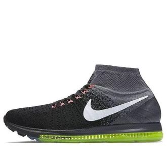 Nike Zoom All Out Flyknit Black White Volt 844134-002