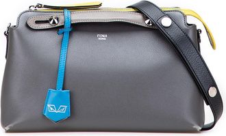 Fendi Pre-owned Fendi Medium Tricolor Leather By The Way Satchel Ladies 8BL124 67J 168 8007