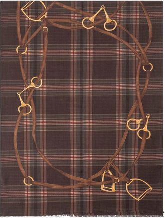 Ralph Lauren PLD BLT WRP Sjaal - Dames - Wintersjaals - Bruin - ONE Size - Accessoires