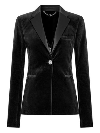 Paco Rabanne jewel-button blazer - Black