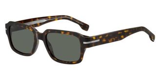 BOSS Boss 1596/S 086/O7 Mens Sunglasses Tortoiseshell Size 53