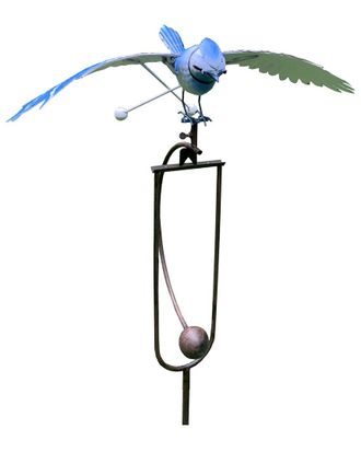 Esschert Design Esschert Design Usa Metal Blue Jay Rocker Stake