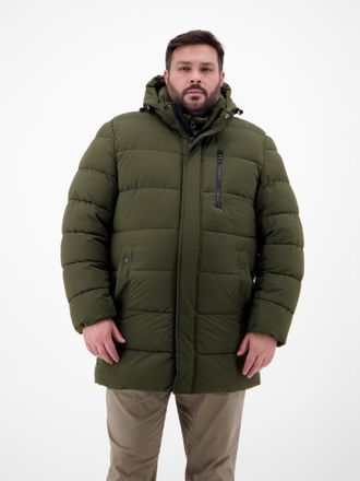 Lerros Winterjacke LERROS LERROS Herren Steppjacke in Grossen Gr&ouml;ssen, Herren, Gr. 5XL, gr&uuml;n (original olive), 100% Polyester, Jacken Winterjacke, Wasser- un