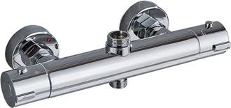 OEM V&aacute;lvula Termost&aacute;tica De Ducha Antiescaldaduras (dos Salidas), Superior G3/4 Bsp + Inferior G1/2 Bsp, Grifo De Ducha Mural De Cobre, Funci&oacute;n Inteligent
