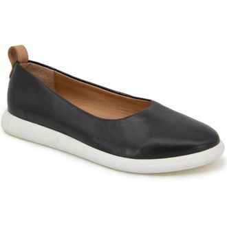 Gentle Souls Bella Flat in Black Leather at Nordstrom, Size 9.5