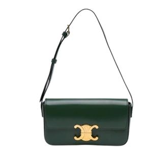Celine Pre-owned Shoulder Bags, female, Green, Size: ONE SIZE Pre-owned Vintage Shoulder Bag