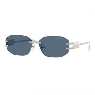Versace VE2274 100080 Silver/Dark Blue