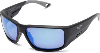 Maui Jim Keha Zonnebril - unisex - Zonnebrillen - Zwart - 62 MM - Leer - Accessoires