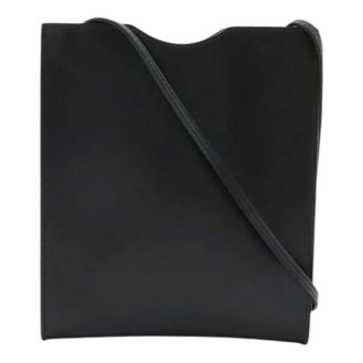 Herm&egrave;s Pre-owned Onimetu Leren Schoudertas - Dames - Pre-owned - Zwart - Maat: ONE Size Leer