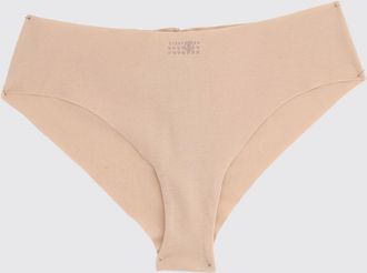 Maison Margiela Slip in cotone stretch a coste con vita elasticizzata