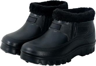 Generic Waterproof Winter Shoes Women Men Thermal Wellington Boots Ankle Boots Winter Boots Warm Non-Slip Winter Boots Outdoor Lightweight Mid-Height Snow Boo