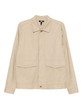 Paige Lennon twill jacket - men - Viscose/Cotton/TENCEL Lyocell (LENZING) - S - Brown