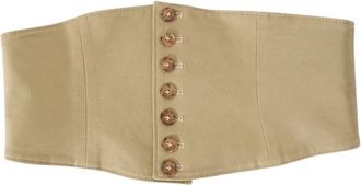 Ines De La Fressange Sylla Belt - Accessories - Mujer - Beige - ONE SIZE