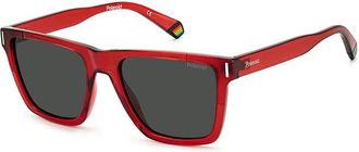 Polaroid PLD 6176/S C9A/M9 Mens Sunglasses Red Size 54