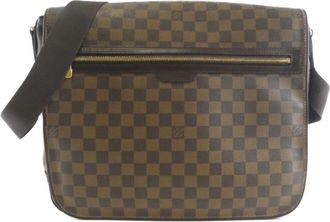 Louis Vuitton Brown Coated Canvas Shoulder Bag (Pre-Owned)