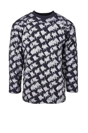 ERL Black Graphic Cotton T-Shirt