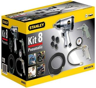 Stanley Kit 8 pezzi pneumatic accessori pneumatici compressore aria avvitatore