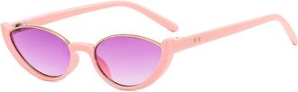 Generic Women Outdoor Commuter Sunglasses Vacation Men Sports Driving Sun Glasses(Pink)