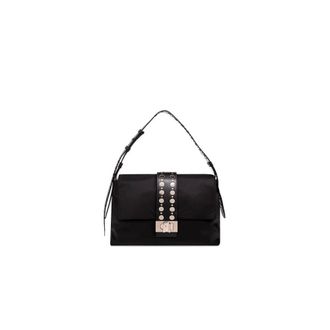 Furla Handbags, female, Black, Size: ONE SIZE Charlotte M Shoulder Bag