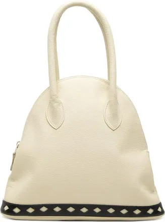Saint Laurent Pre-owned Saint Laurent Leather Dome Diamond Cut Handbag Ladies PTCD6VV47F66YAVS