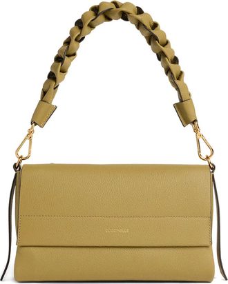 Coccinelle Borsa a spalla con manico intrecciato - Verde