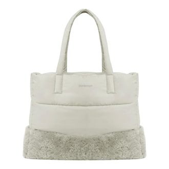Bomboogie Bolso tote acolchado de dos materiales - Bags - Hombre - Gris - ONE SIZE