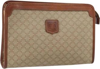 Celine Pre-owned Plastic Clutch - Dames - Vintage Clutch - Beige - ONE Size - Vintage