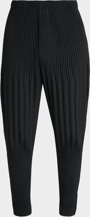 Homme Pliss&eacute; Issey Miyake Men & apos;s Monthly Colors Pleated Tapered-Fit Trousers