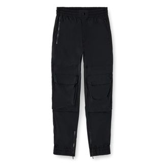 Diesel Nylonbroek met Cargozakken - Heren - Broeken - Zwart - Maat: 2XL Nylon