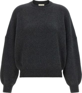 Khaite Margaux Trui - Dames - Cashmere truien - Grijs - S - Kasjmier - Truien & Vesten