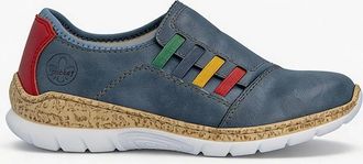 Rieker Womens Rieker NIKITA Womens Comfort Trainers Blue - Navy - Size: 6.5