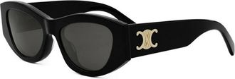 Celine Authentieke Triomphe Bril- Premium Kwaliteit - unisex - Zonnebrillen - Zwart - 55 MM - Accessoires