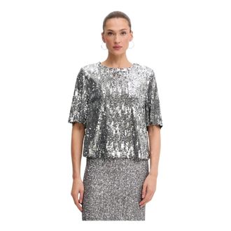 Aniye By Dames, Blouses & Shirts, Grijs, Maat: S Poliester