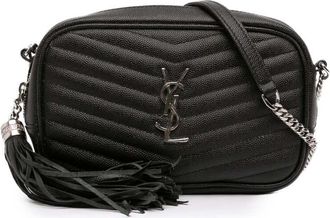 Saint Laurent Pre-owned Saint Laurent Mini Grain de Poudre Monogram Lou Camera Bag Ladies MAL612579-0220