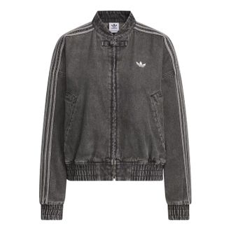 adidas (WMNS) adidas CTT Jacket Asia Sizing Medium Black Denim JY8274