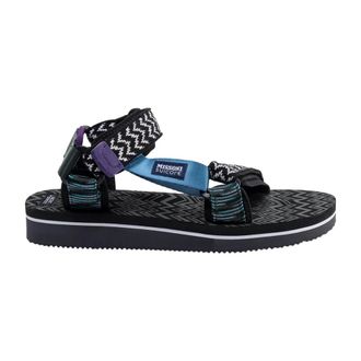 Suicoke Flat Sandals, male, Blue, Size: 5 US Flat Strap Sandals