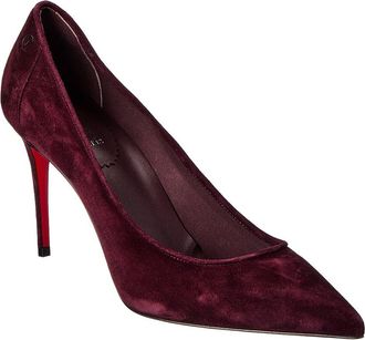 Christian Louboutin Kate 85 Suede Pump